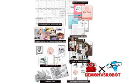 Self Care Planner Printables OTOs