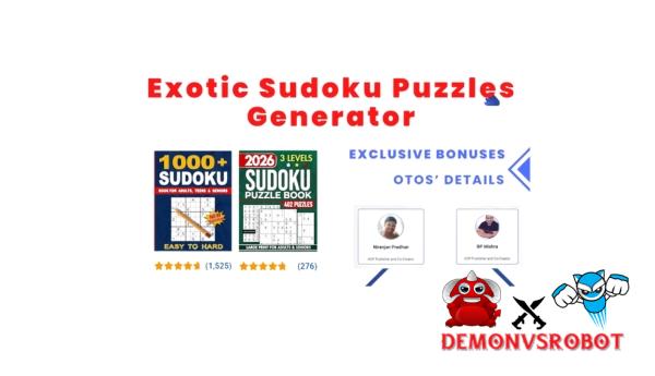 Exotic Sudoku Puzzles Generator Review: Turn Sudoku Puzzles into Passive Income with a Cloud App 17 Exotic Sudoku Puzzles Generator