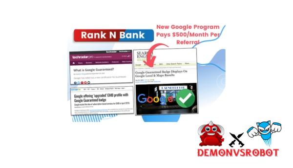 Rank N Bank Review: Earn Passive Commissions Referring Local Businesses to Google Guarantee 17 Rank N Bank